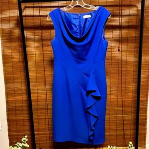 Calvin Klein royal blue dress size 8.